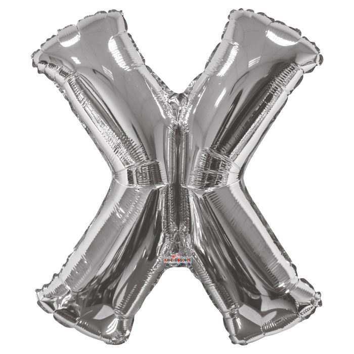 34" Silver - X