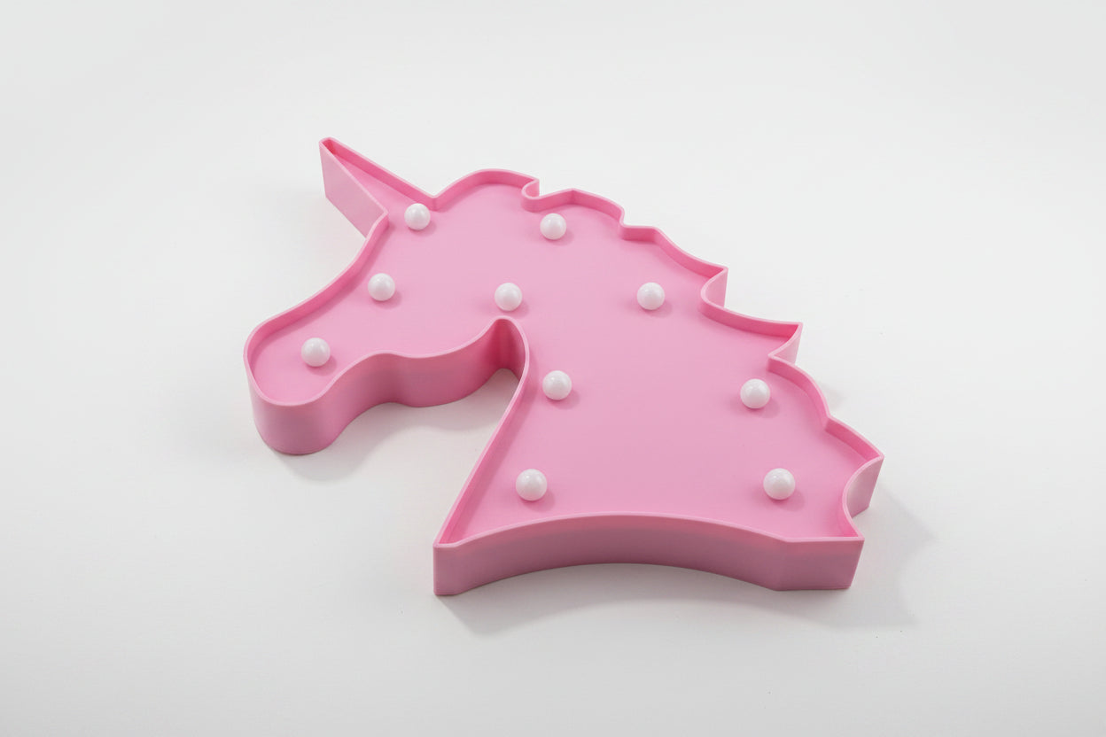 MA216-2 Battery Unicorn Lamp - Pink