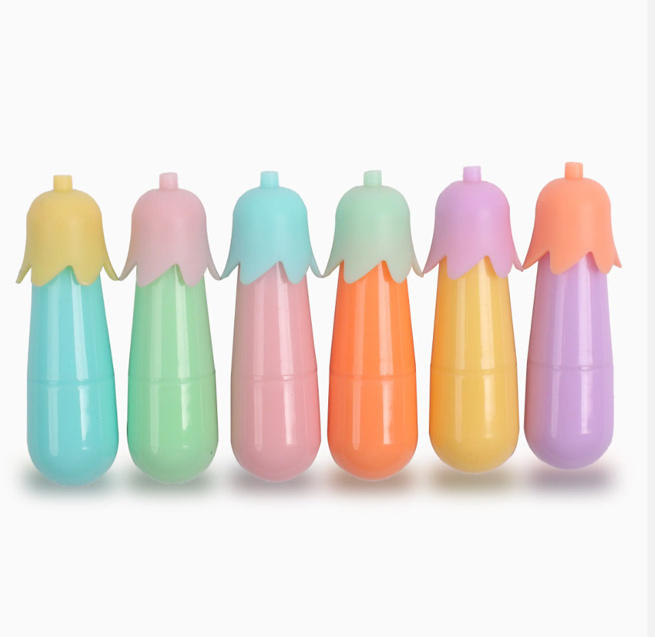 DL-101 Mini Eggplant Highlighter x 6Pcs