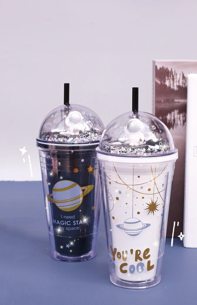 MA038 Space Cup B&W 450ml - Black