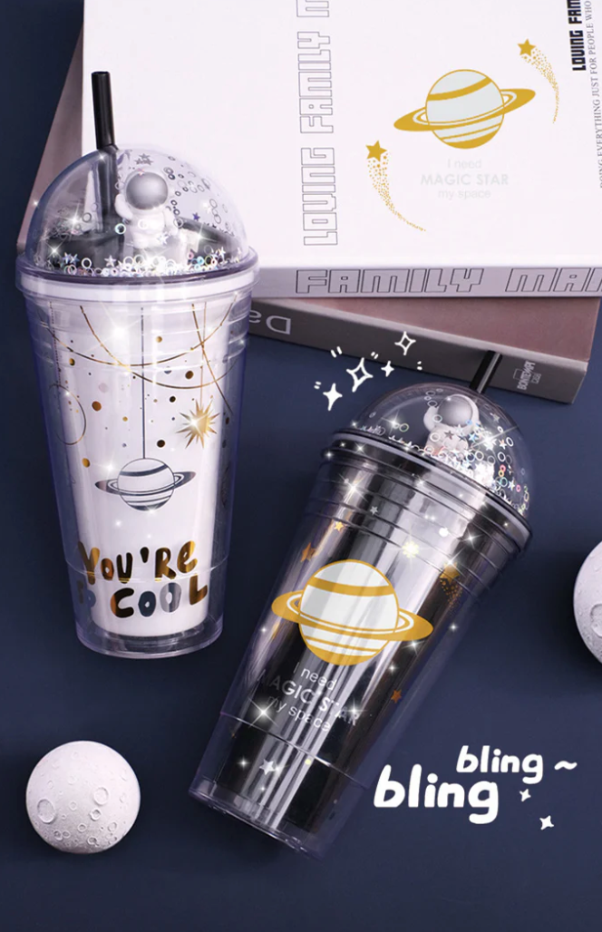 MA038 Space Cup B&W 450ml - Black