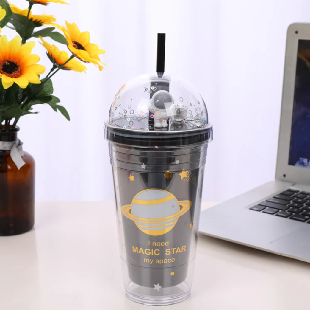 MA038 Space Cup B&W 450ml - Black