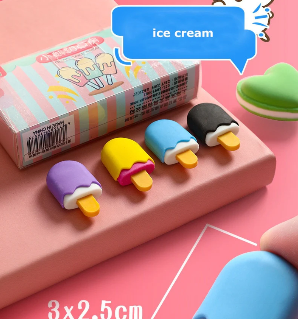 MA230 Candy Eraser x 4Pcs