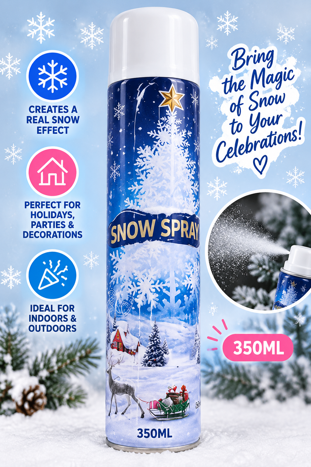 Snow Spray – 350ml EVE1328