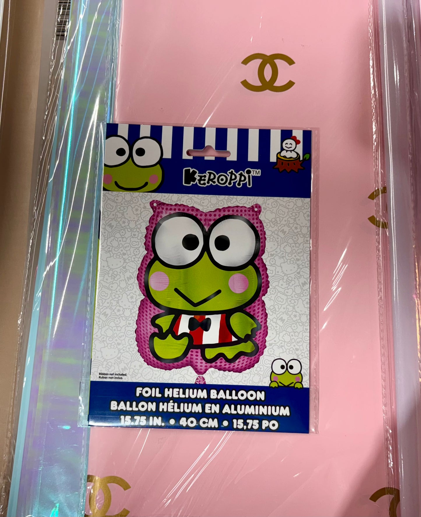 Keroppi shaped giant foil balloon 24"