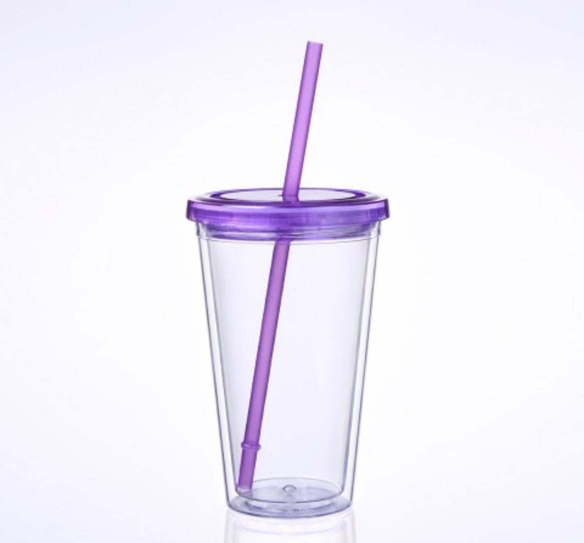 MA081 Color Clear Cup 450Ml - Green