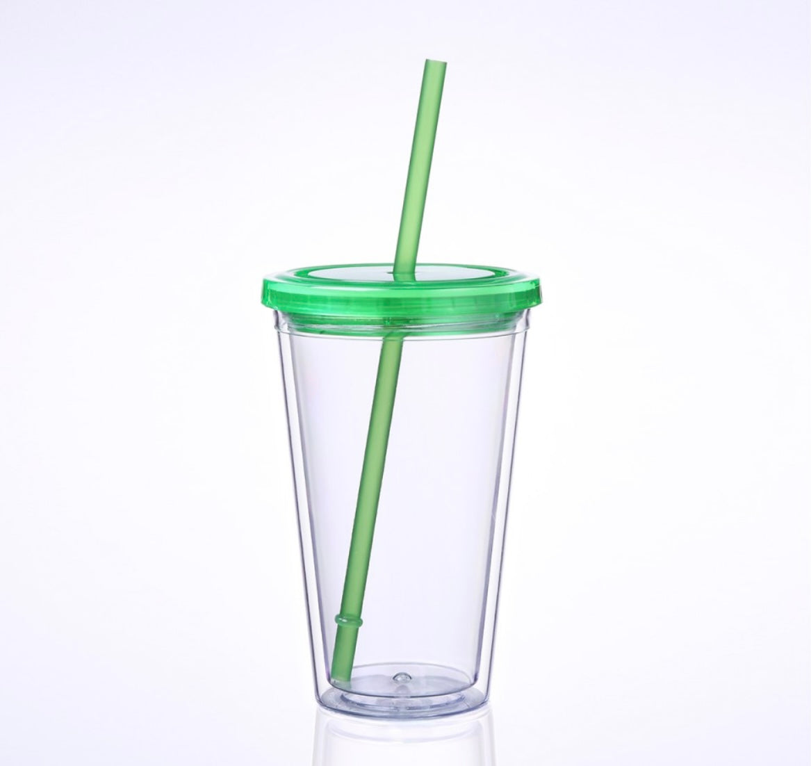 MA081 Color Clear Cup 450Ml - Green