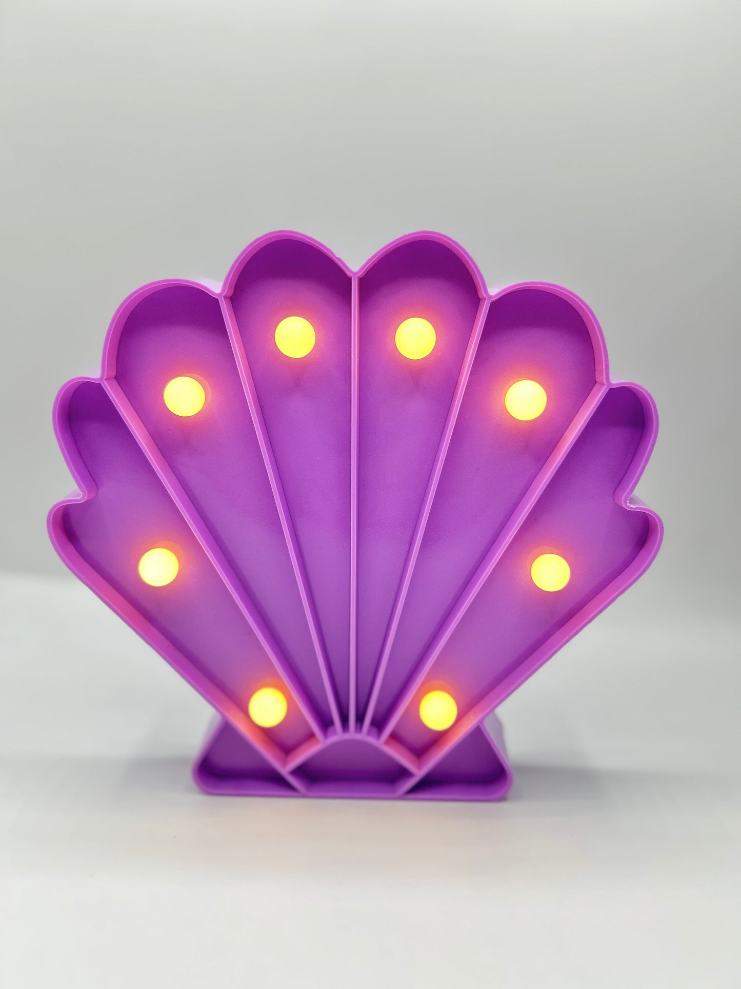 MA197 Battery Seashell Lamp - Blue