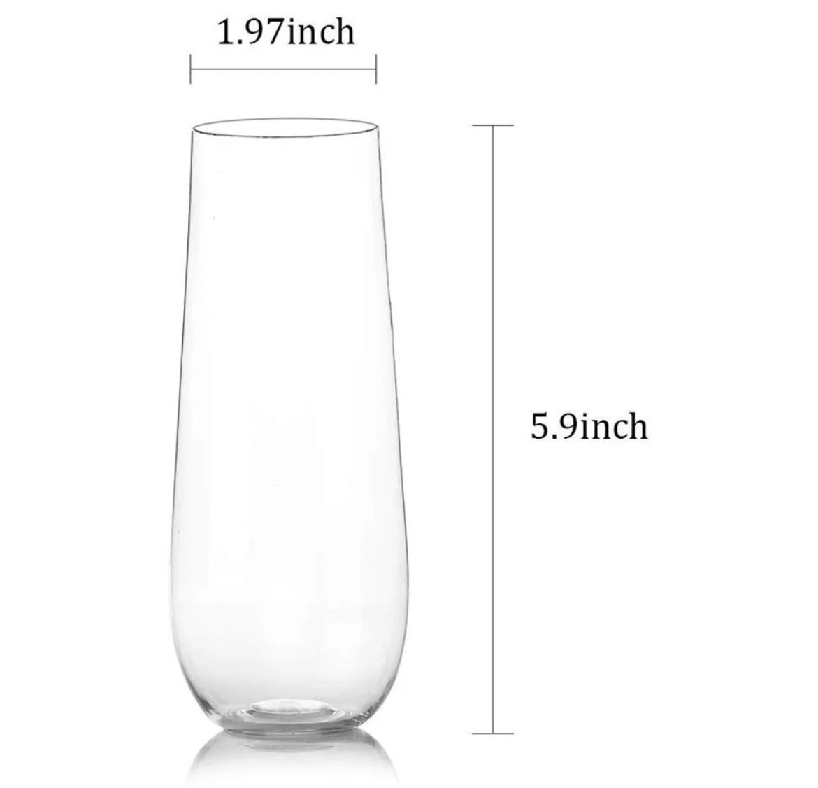 MA409 Plastic Champagne Cup