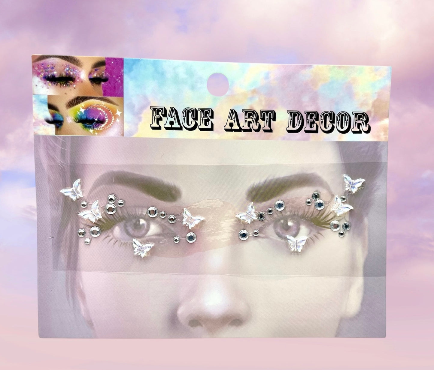MA451 Gems Face Art Sticker