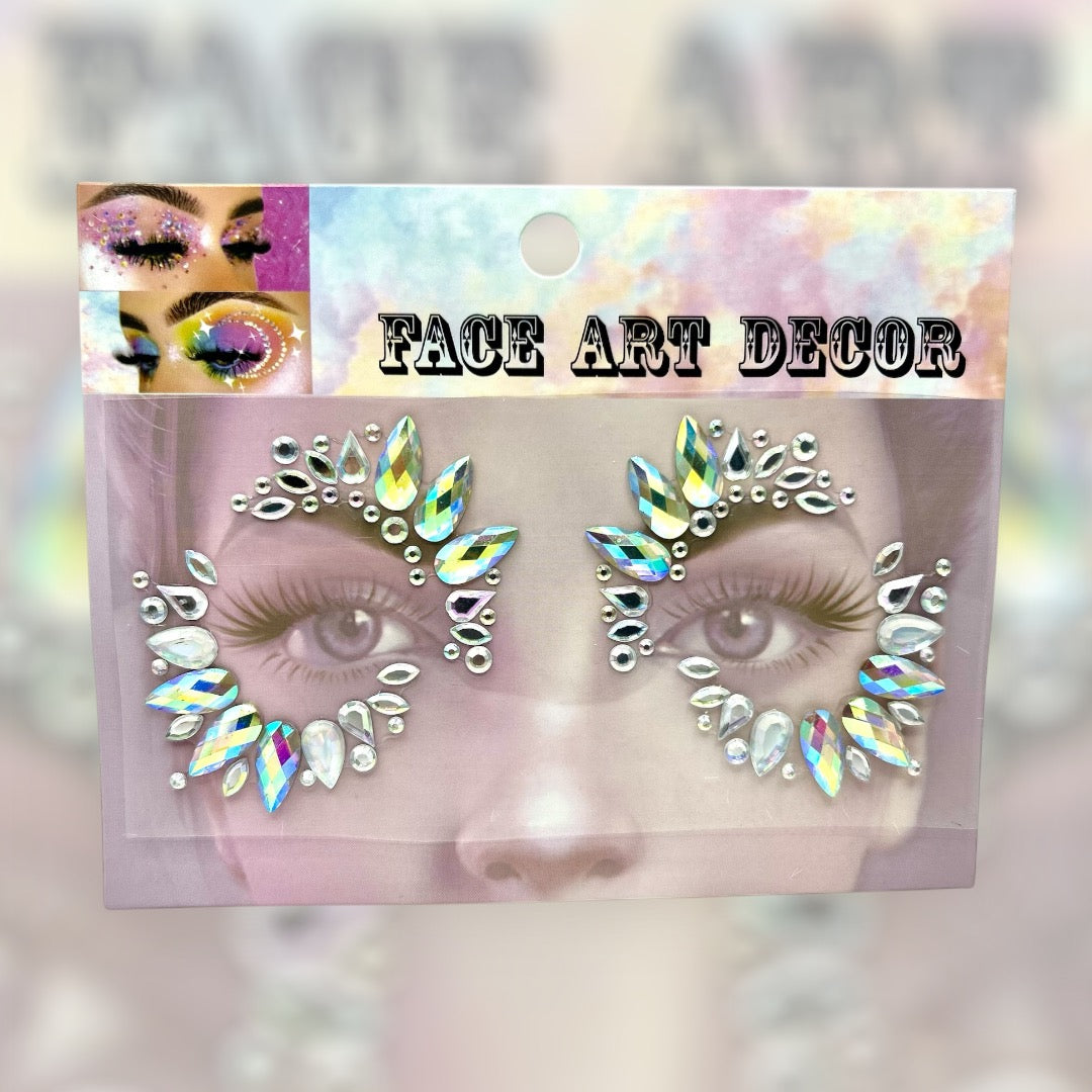 MA451 Gems Face Art Sticker