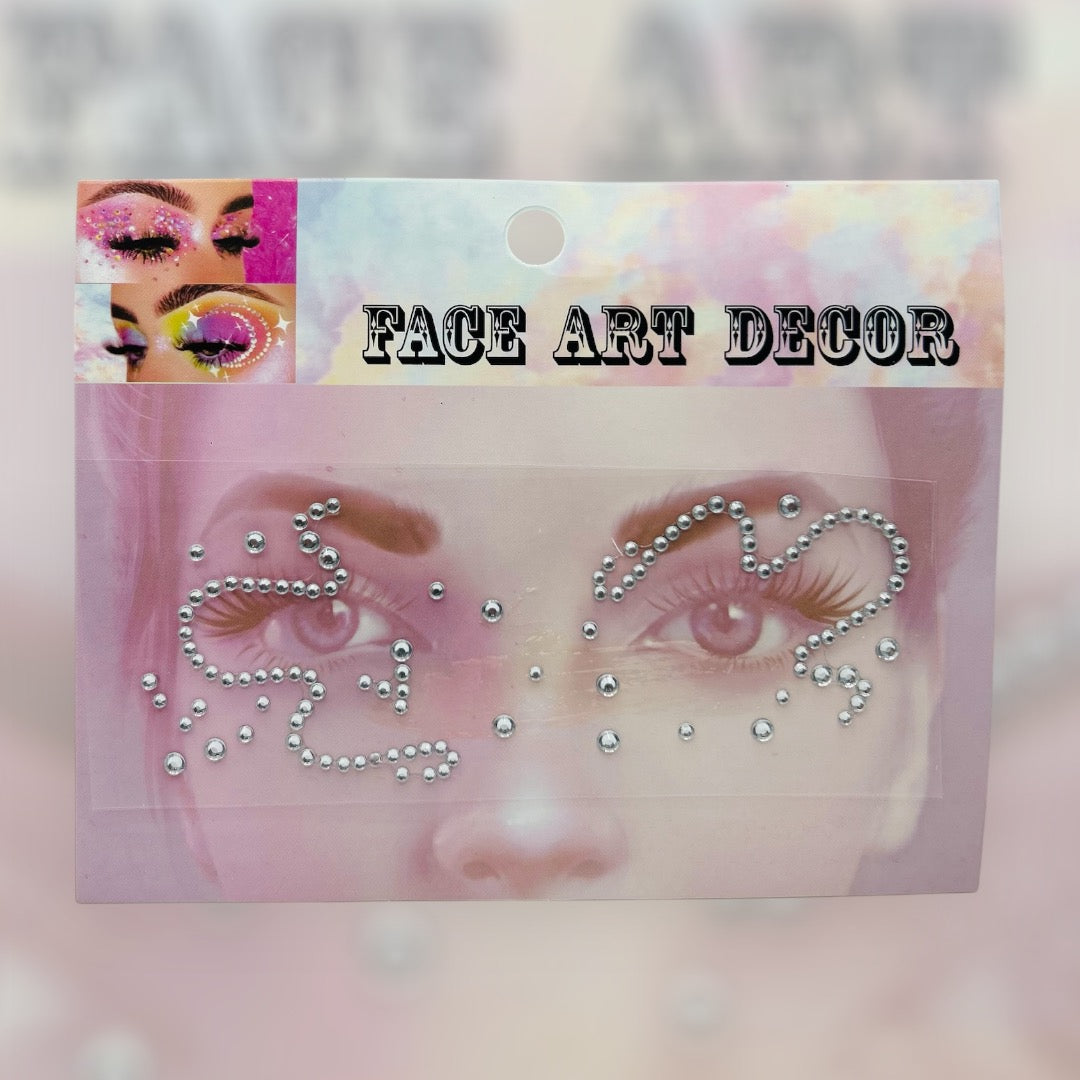 MA452 Gems Face Art Sticker - #2