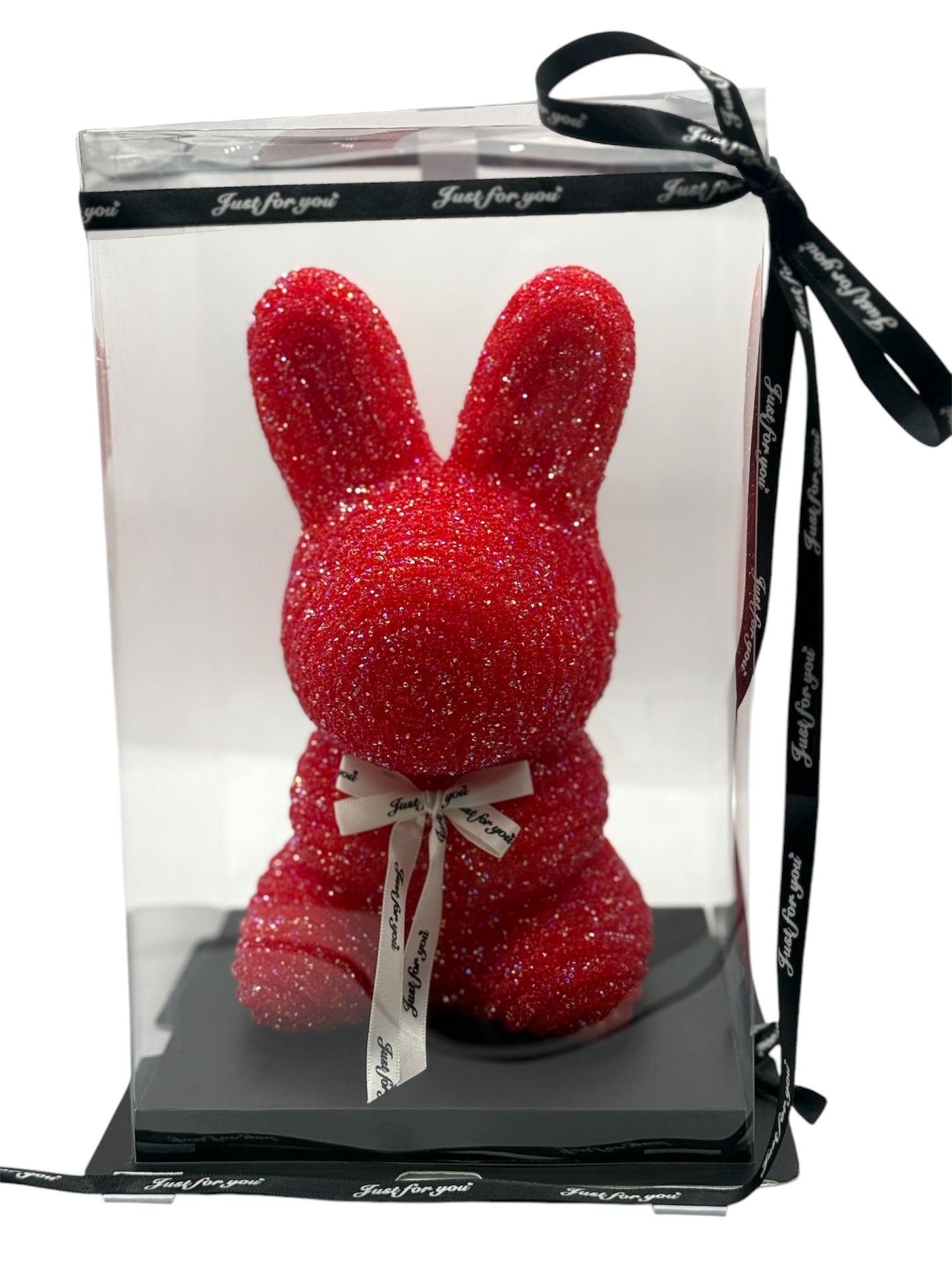 MA132 Diamond Teddy Rabbit 9" - White