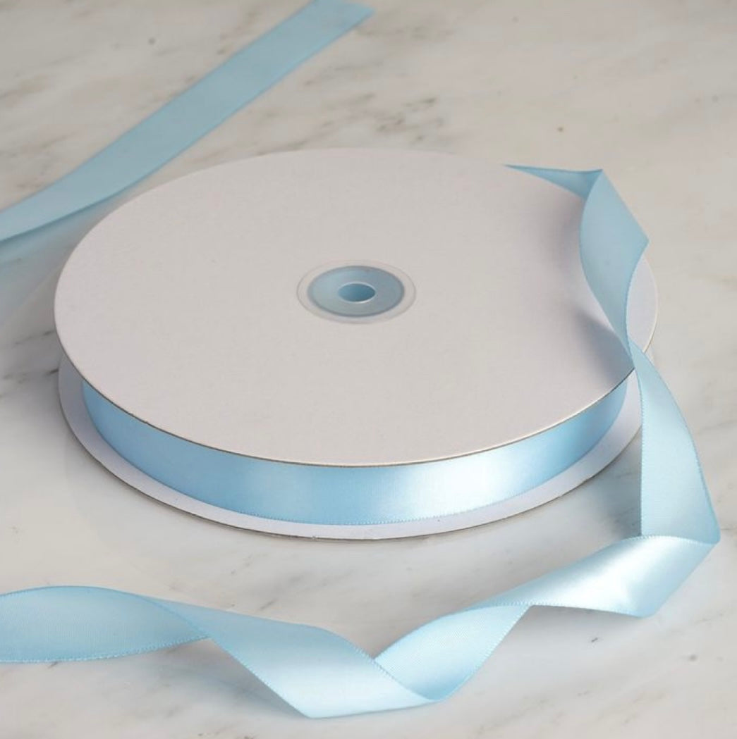 MA469 Satin Ribbon O.5" X 26,80 Yards - Baby Blue