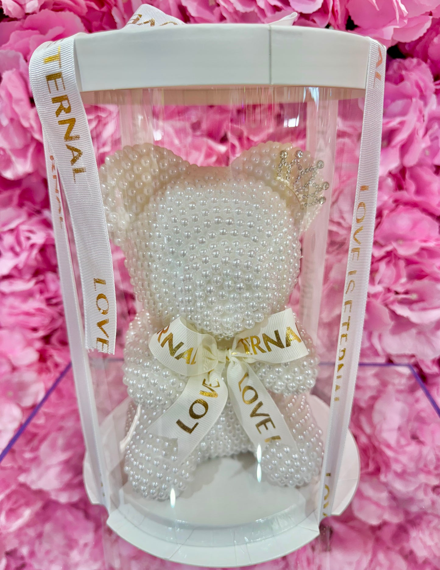 MA511 Pearl Teddy Bear 7,4" x 4"