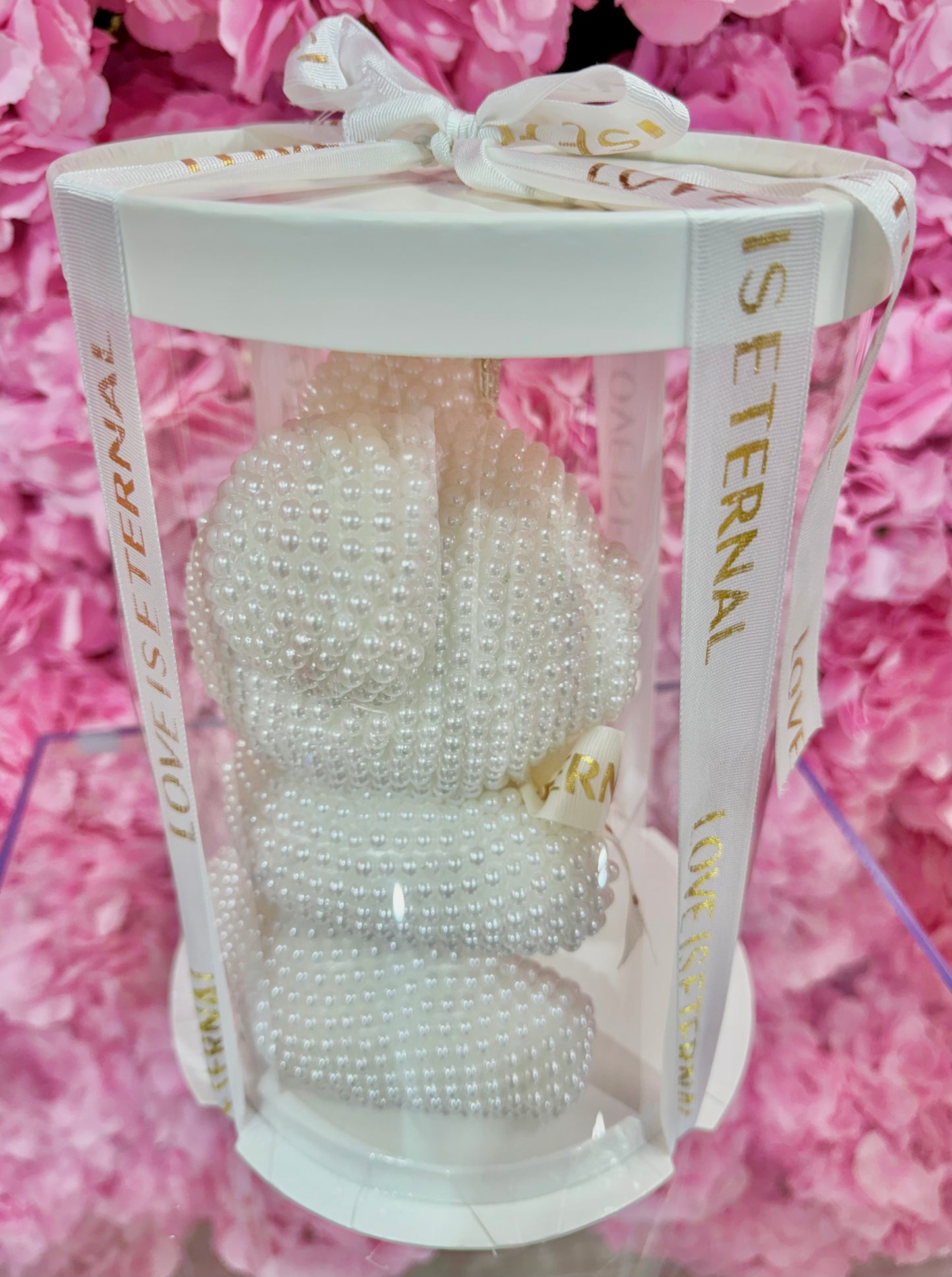 MA511 Pearl Teddy Bear 7,4" x 4"