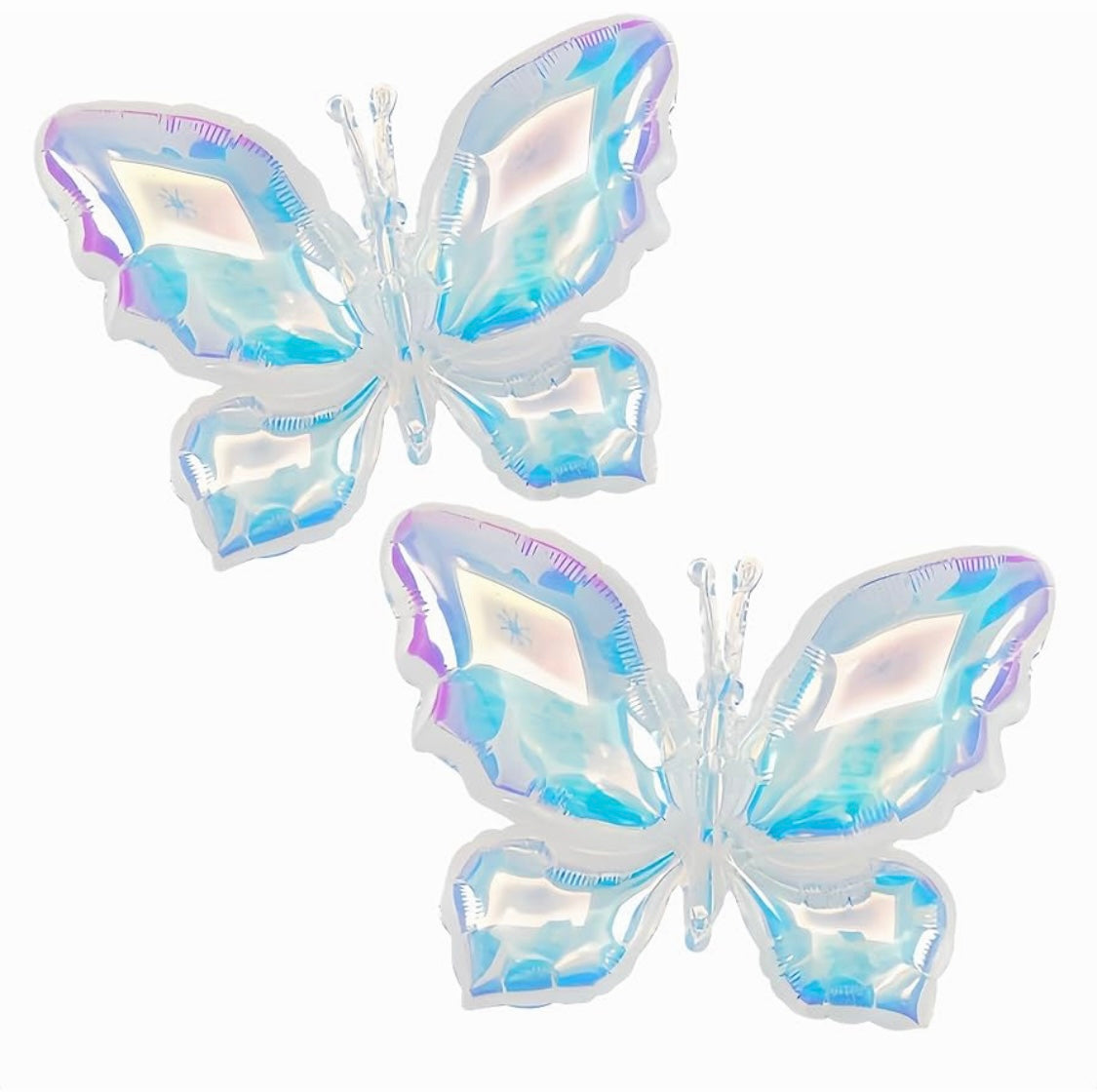 MA338 Iridescent Butterfly Ballon 65x48CM Clear