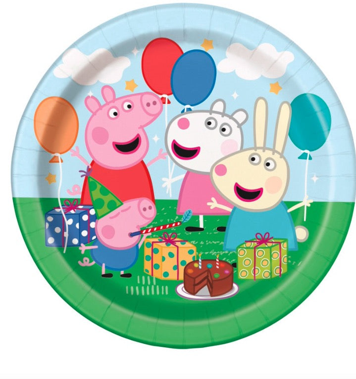Peppa Pig Round 7" Plates 8ct