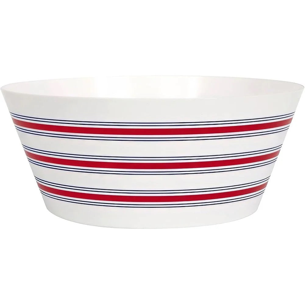 Peppy Patriotic Plastic Bowl