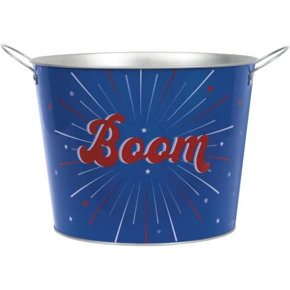 Patriotic USA Metal Tub