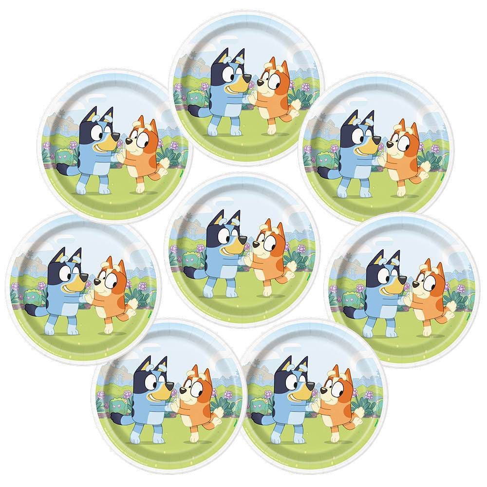 Bluey Round 7" Plates 8ct