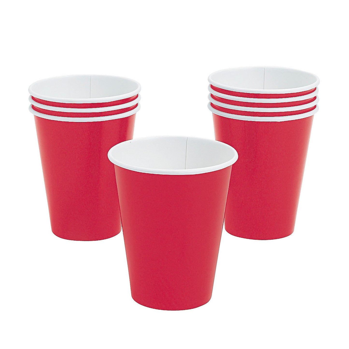 Ruby Red 9oz Paper Cups 8ct