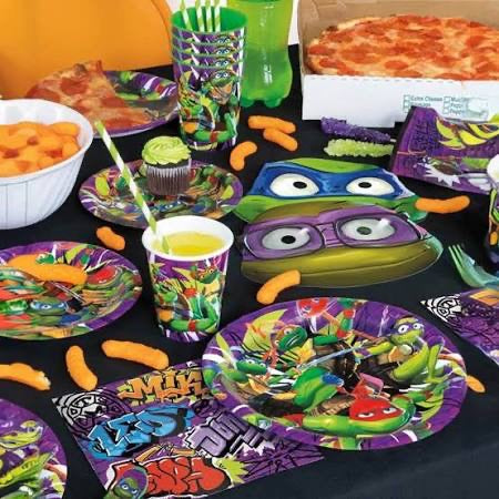 Ninja Turtle Round 9" Plates 8ct