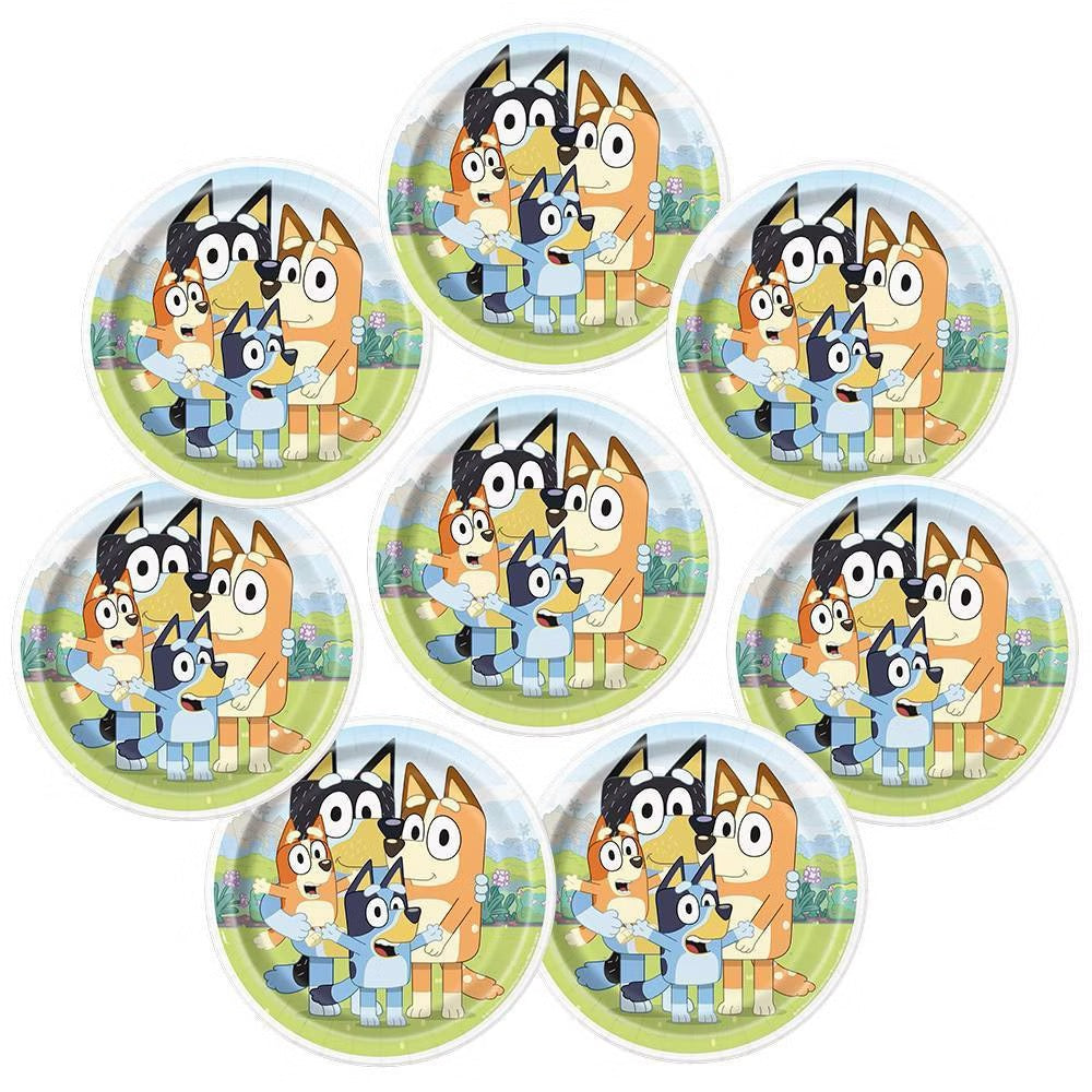 Bluey Round 9" Plates 8ct