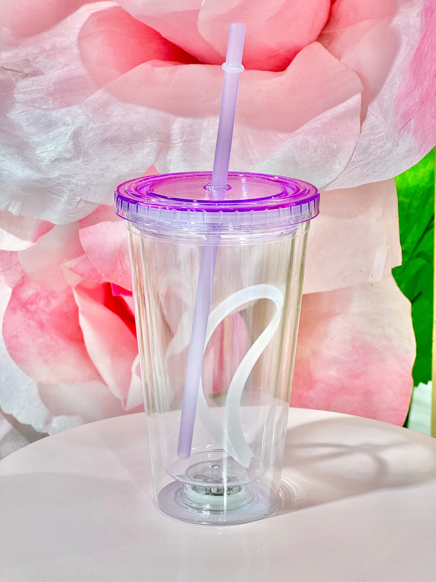 MA028 Clear Cup with Light 450ml - Blue