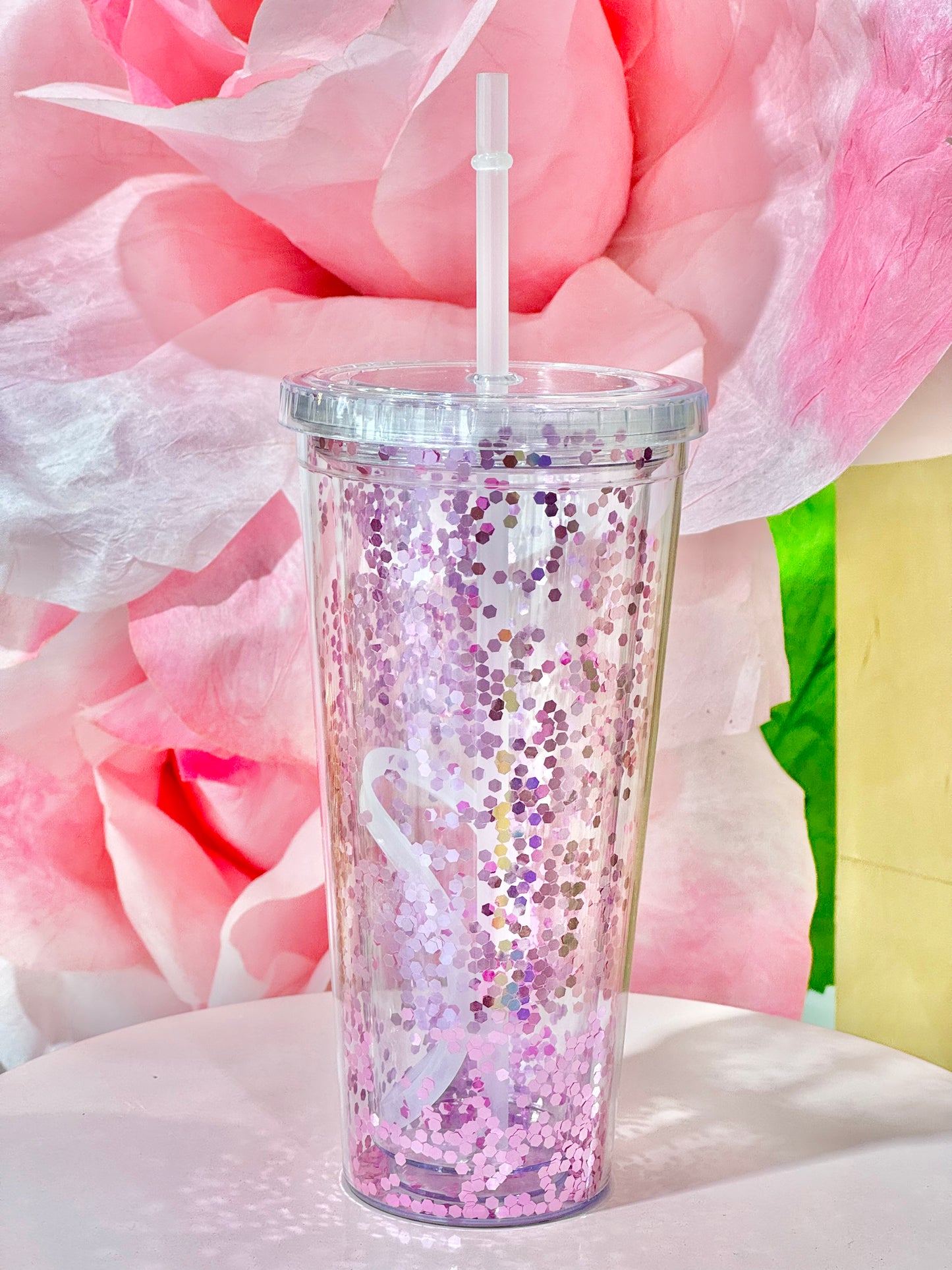 MA033 Glitter Cup 450ml - Purple