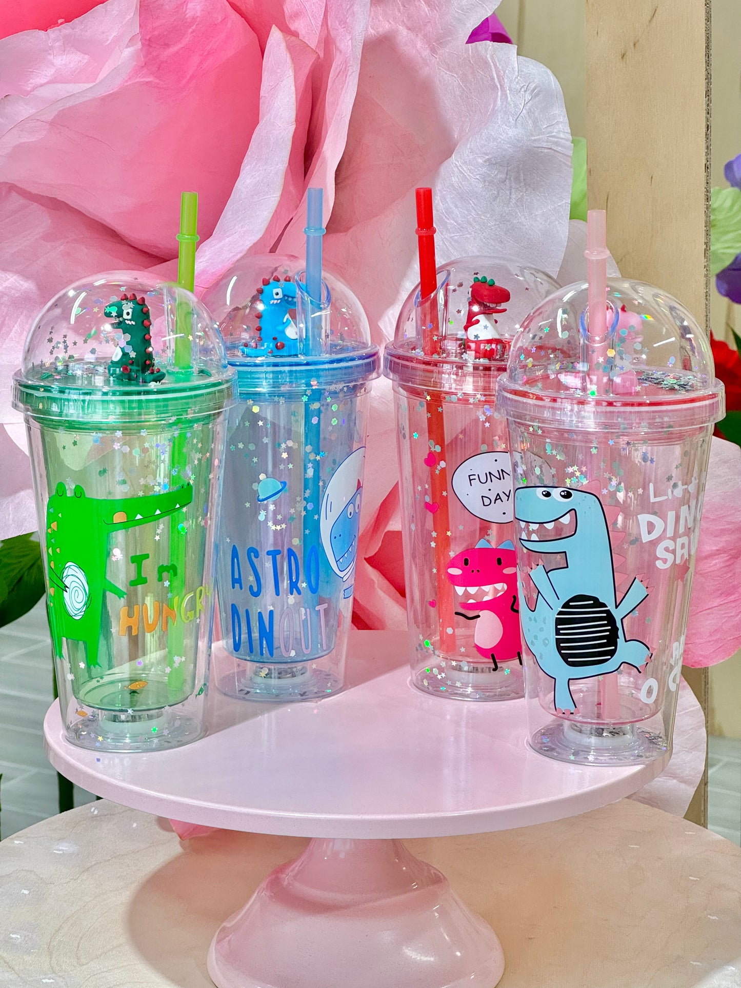 MA041 Dino Cup with Light 450ml - Red