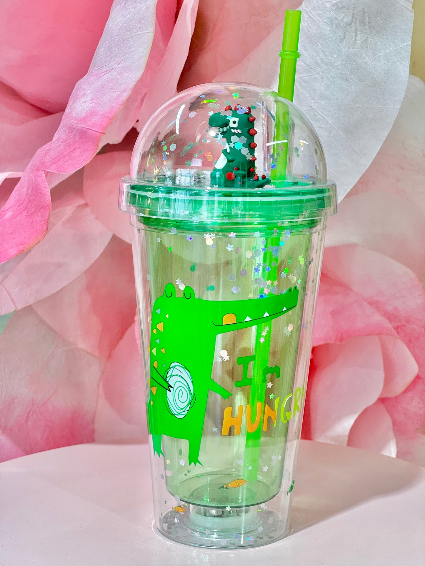 MA041 Dino Cup with Light 450ml - Red