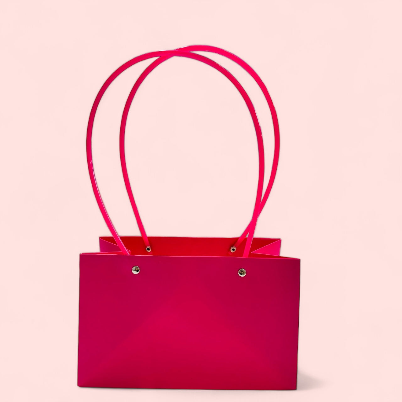 MA100-2 Kraft Paper Bag with Handle x 10 Pcs - Red