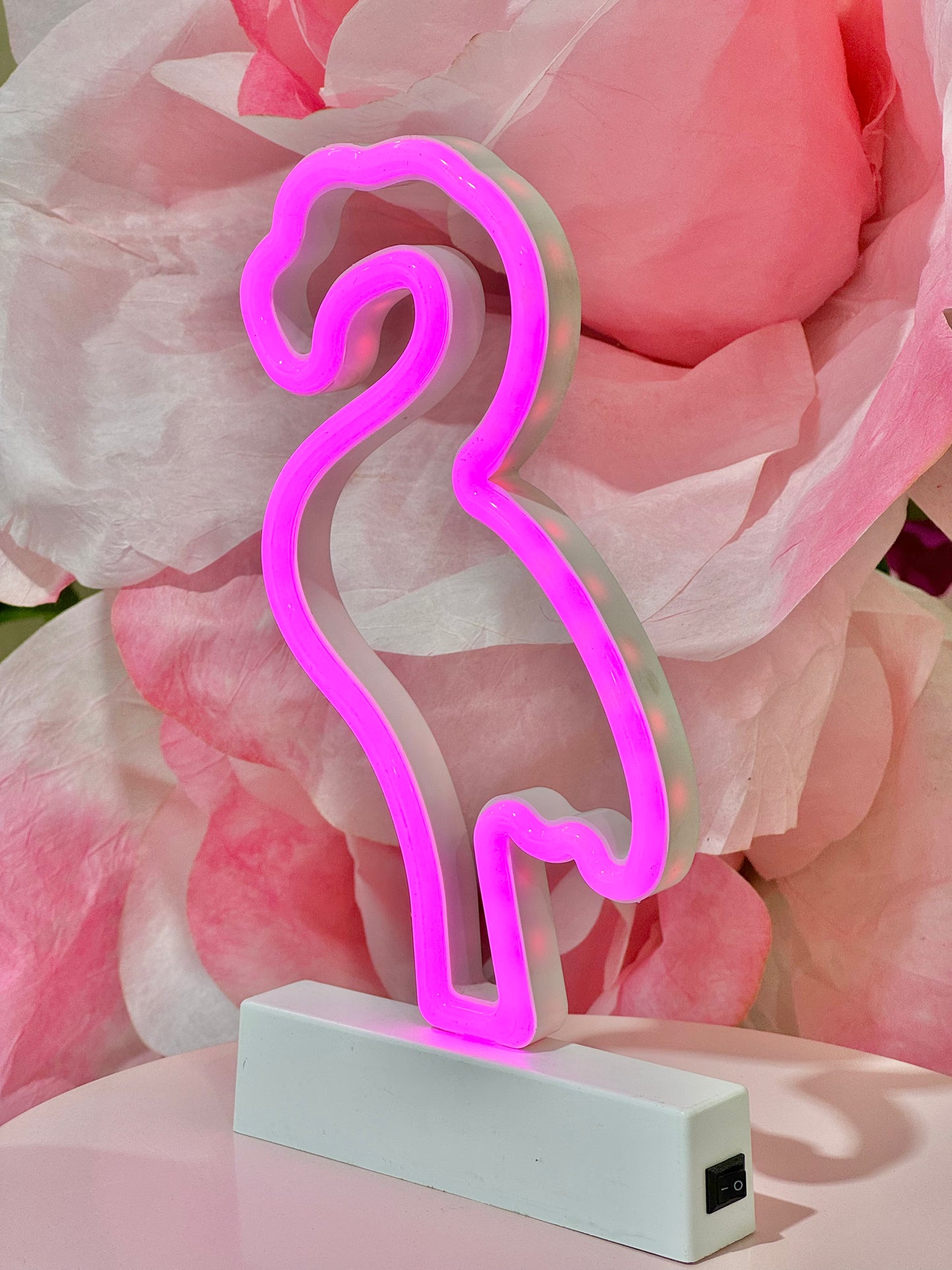 MA195-1 Led Battery Flamingo Lamp - Fuchsia