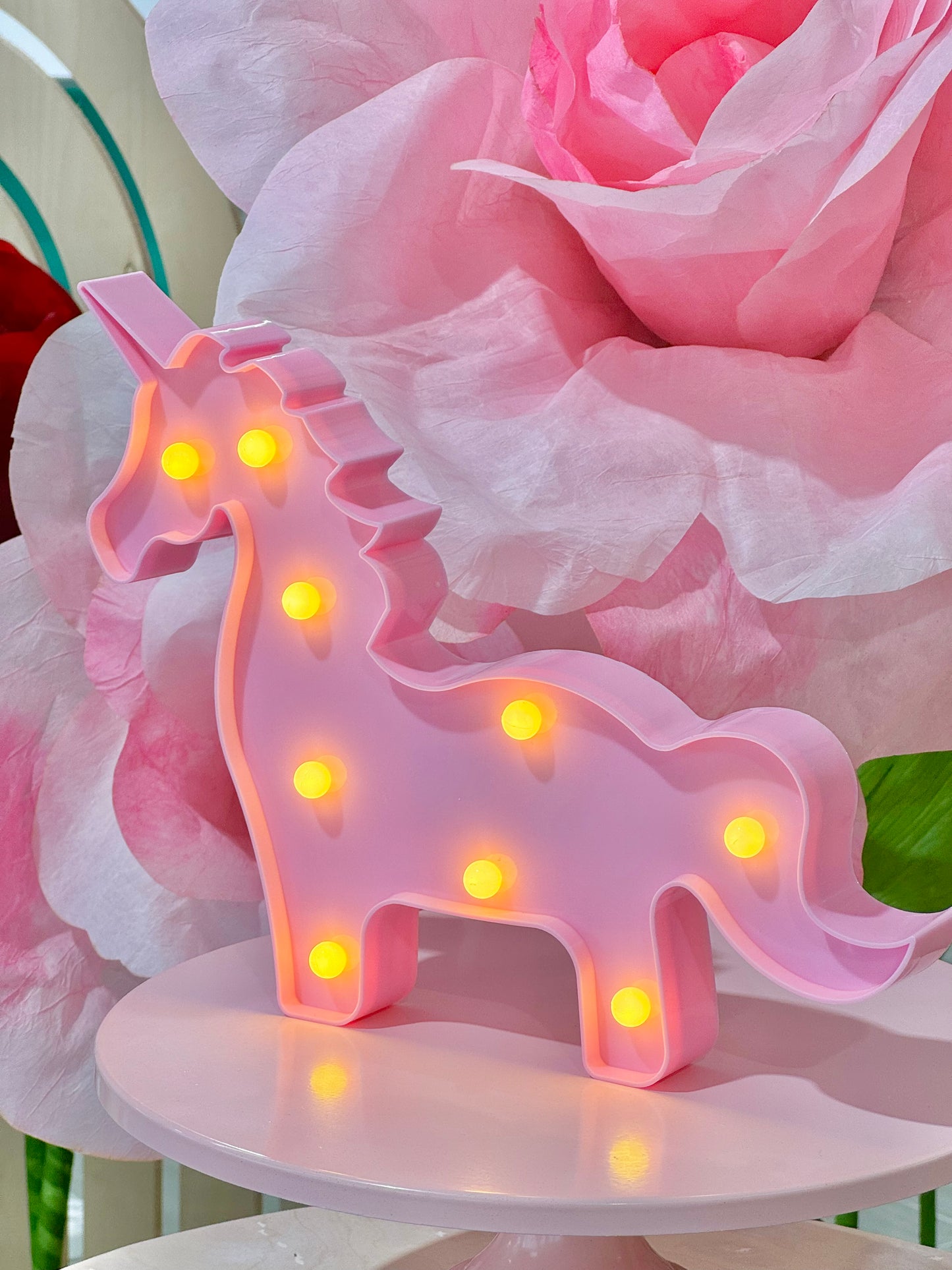 MA208 Battery Unicorn Lamp - Pink