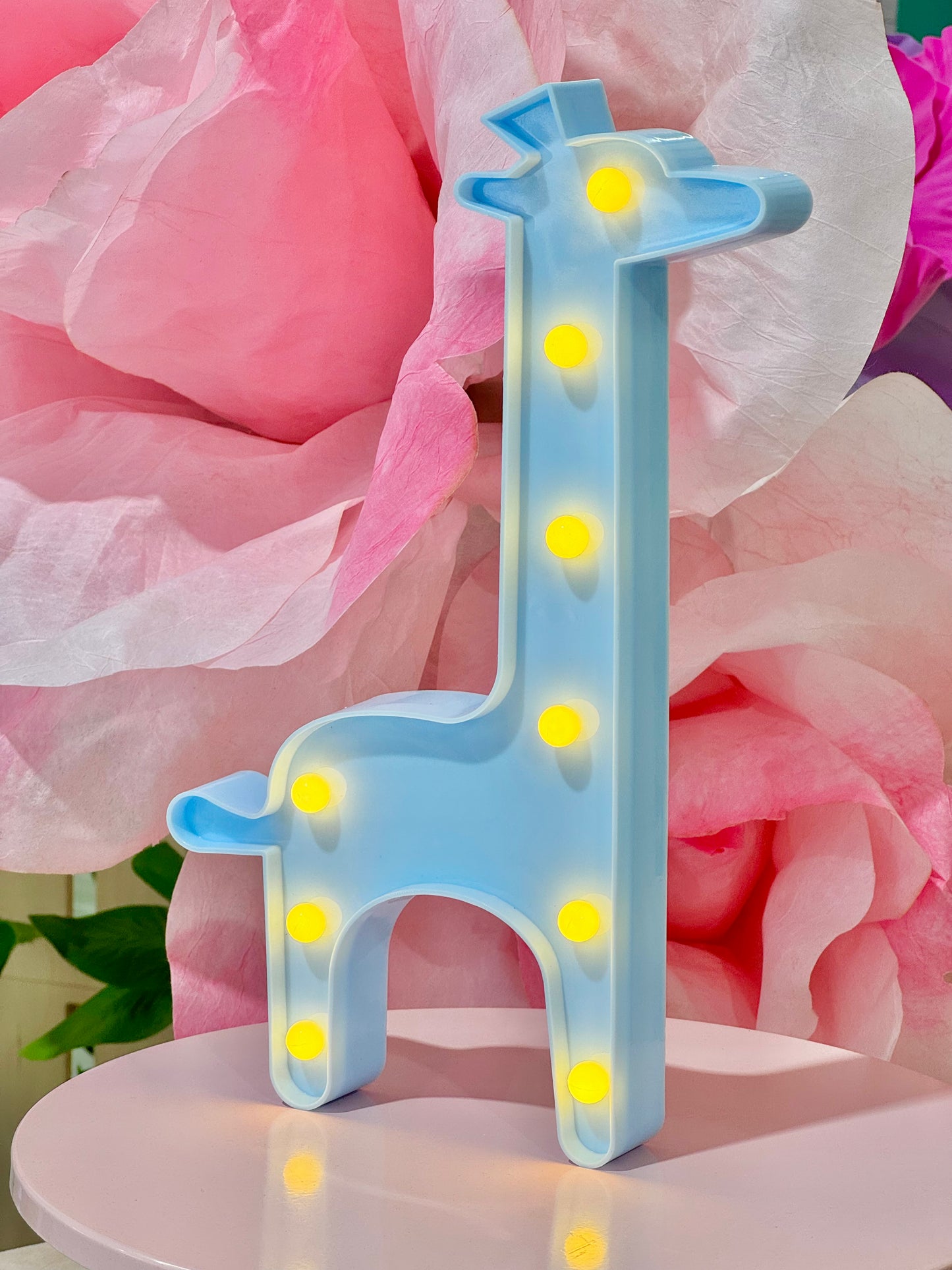 MA211 Battery Giraffe Lamp - Blue