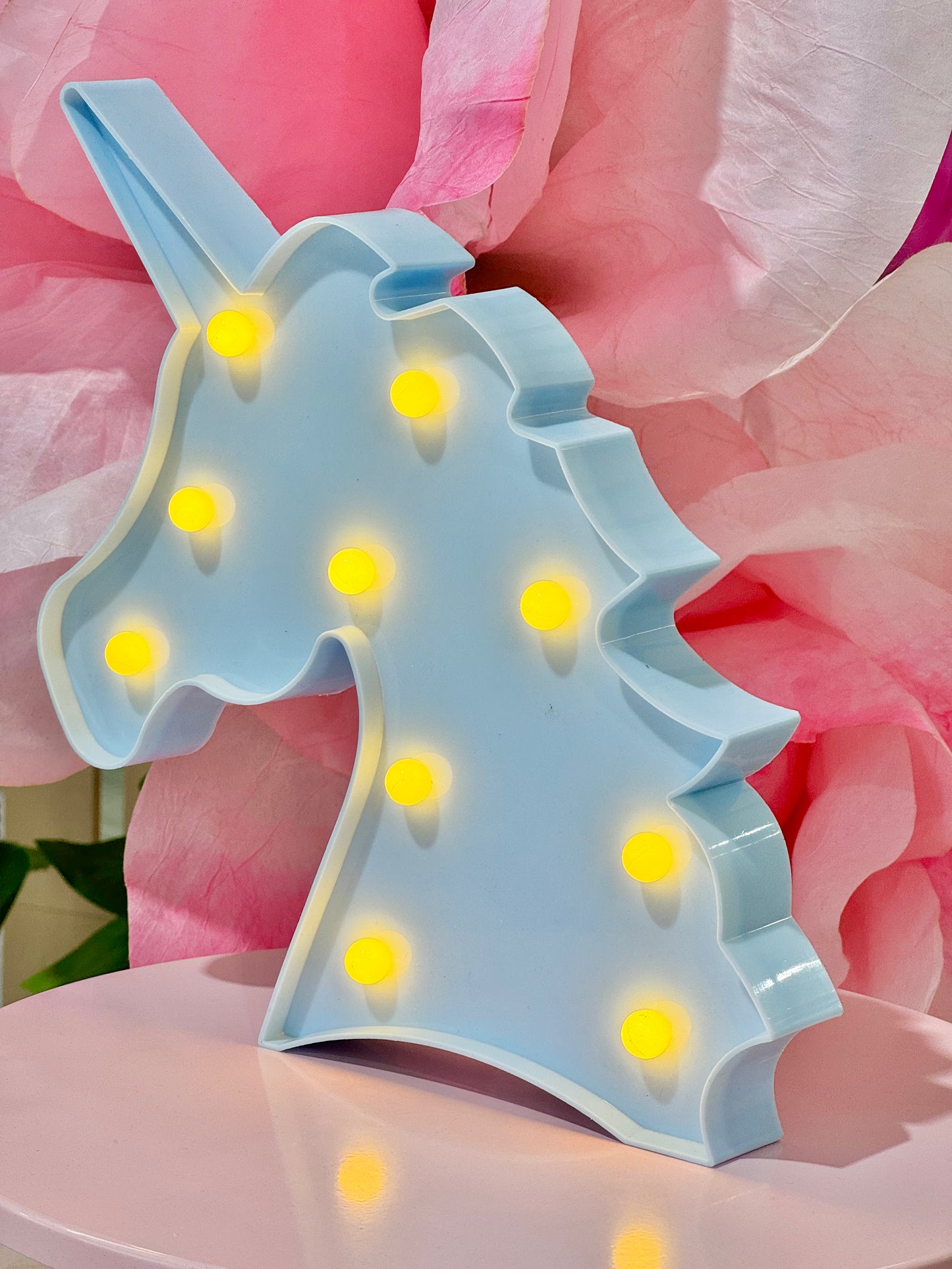MA216 Battery Unicorn Lamp - Blue