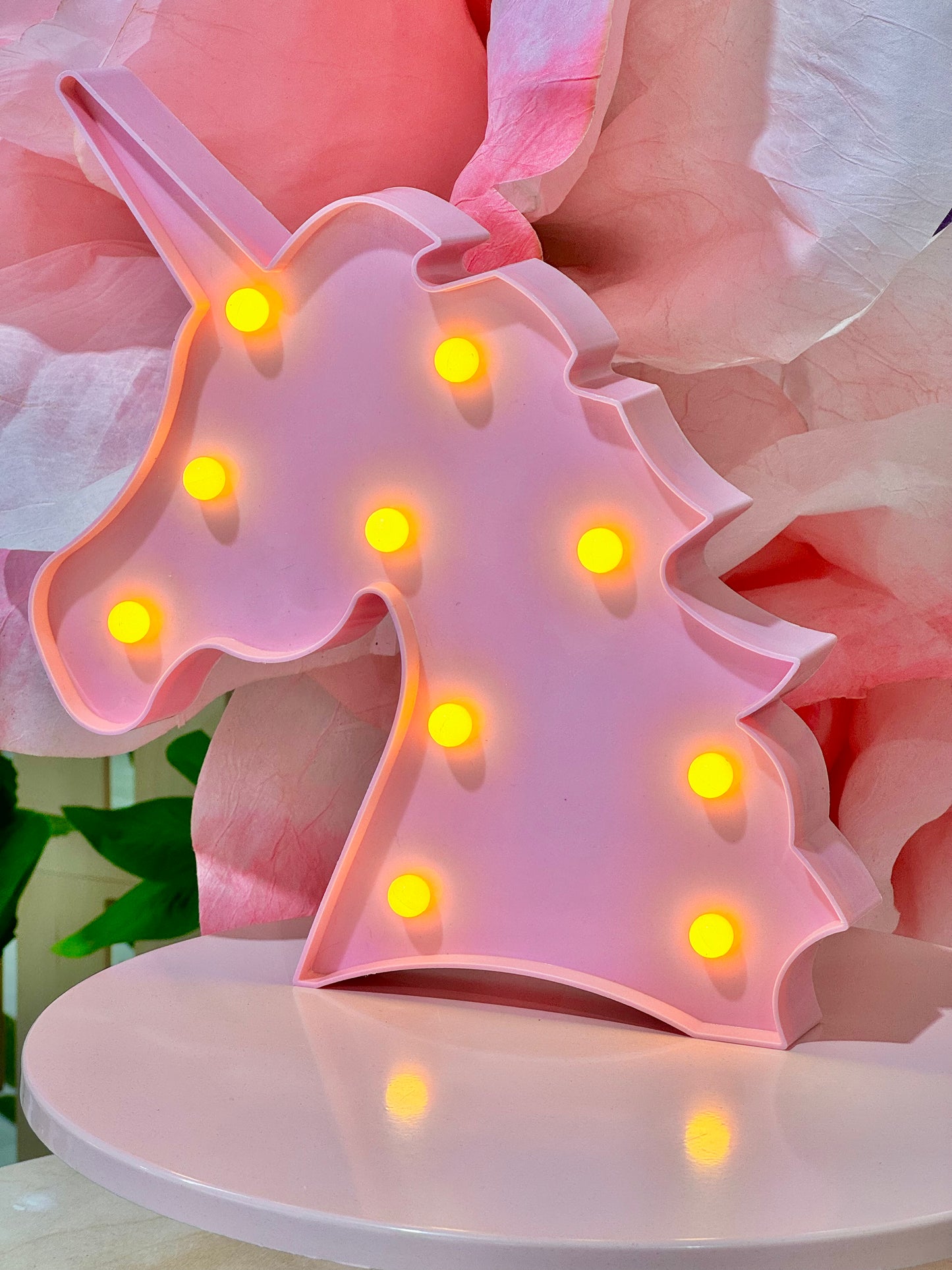 MA216 Battery Unicorn Lamp - Blue