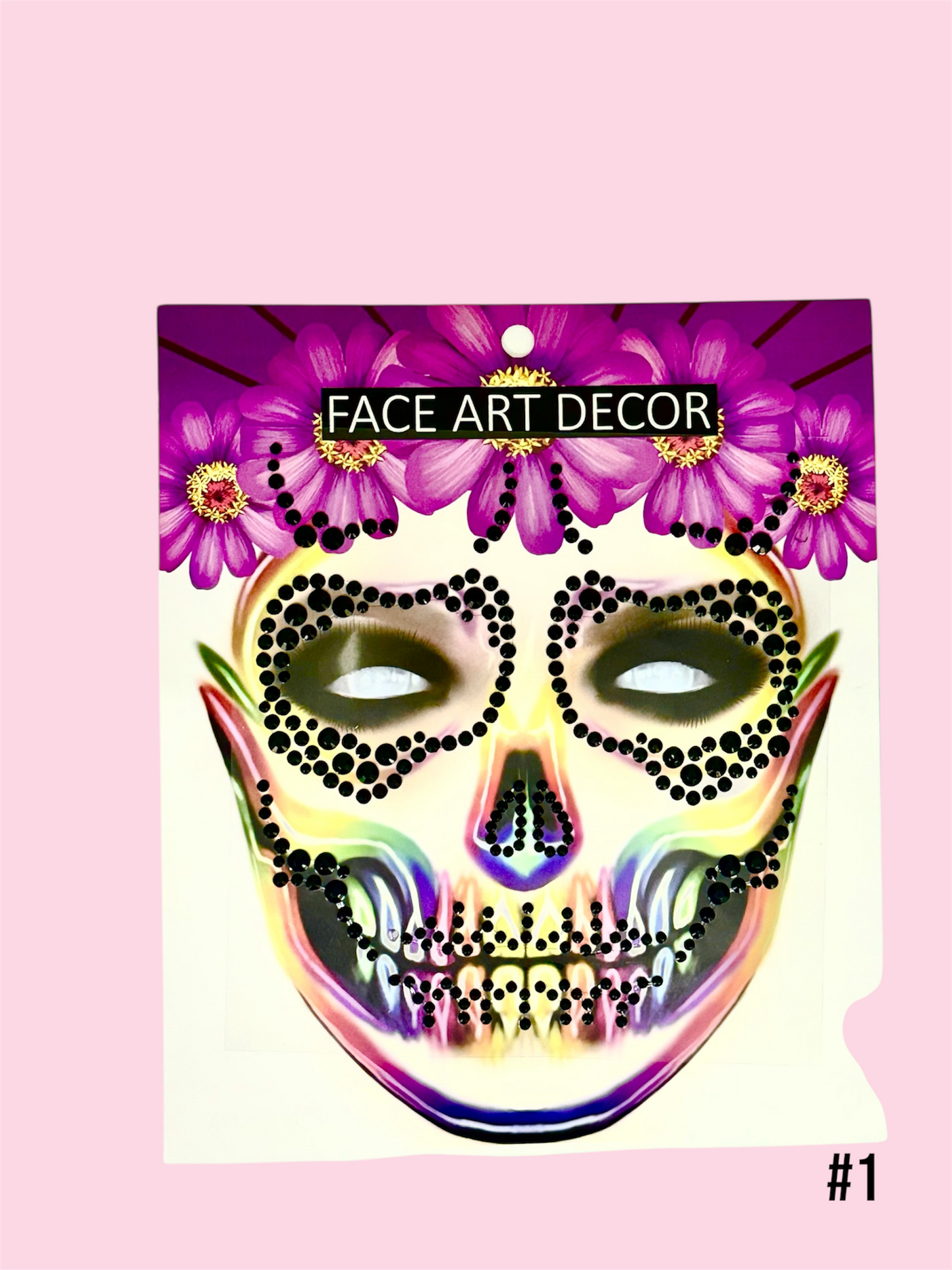 MA448 Face Gems Sticker - 1
