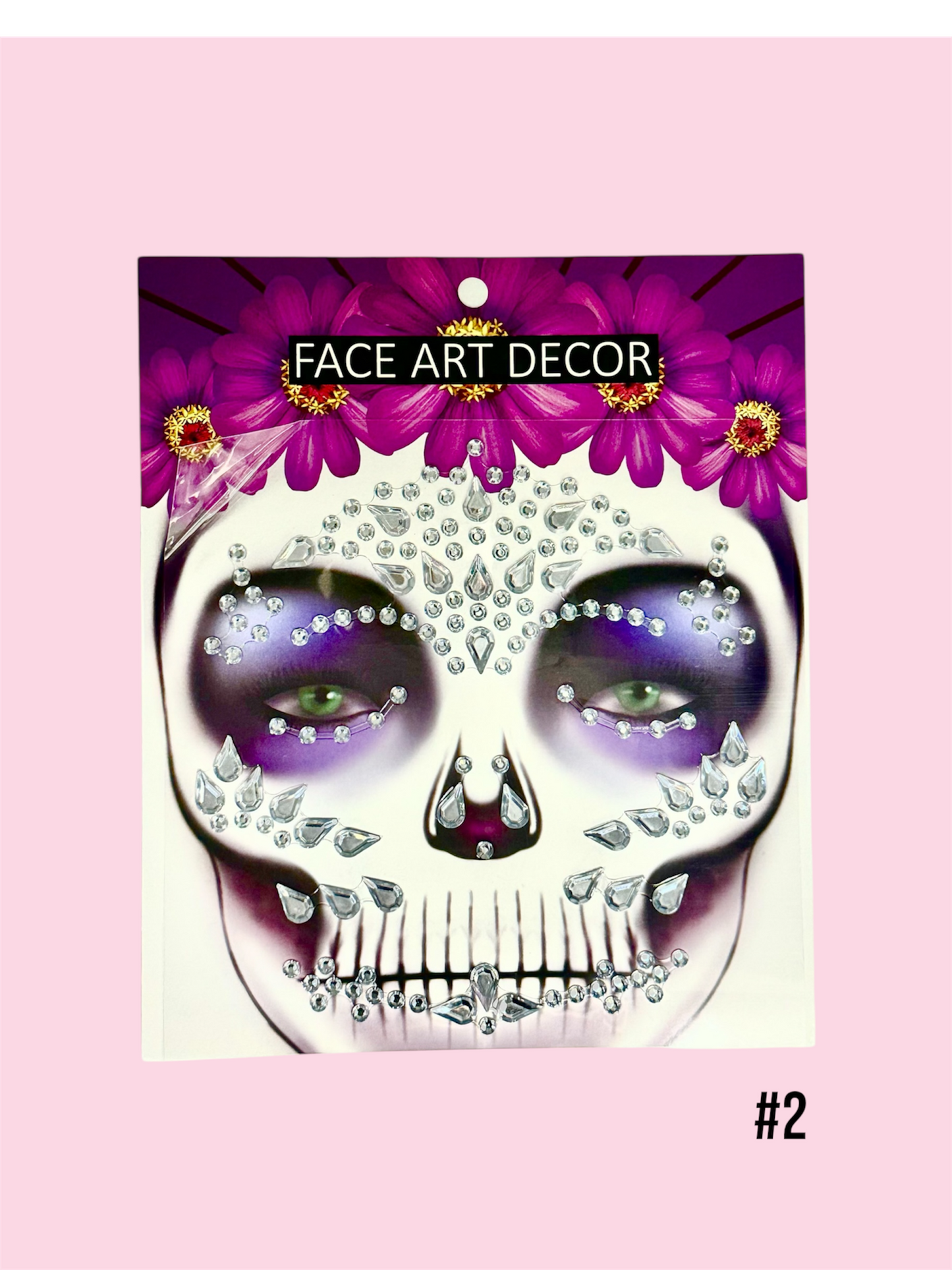 MA448 Face Gems Sticker - 1