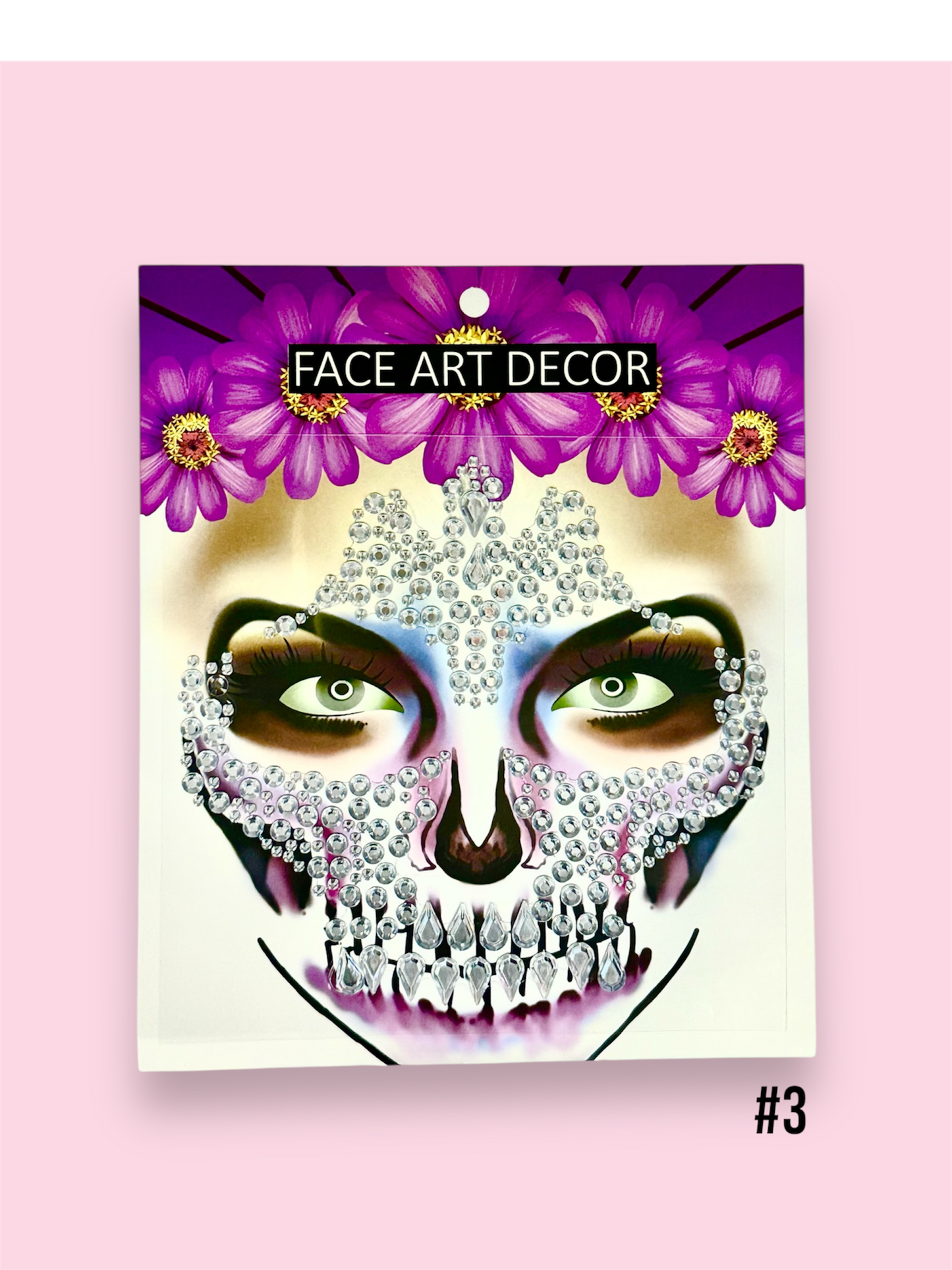 MA448 Face Gems Sticker - 1