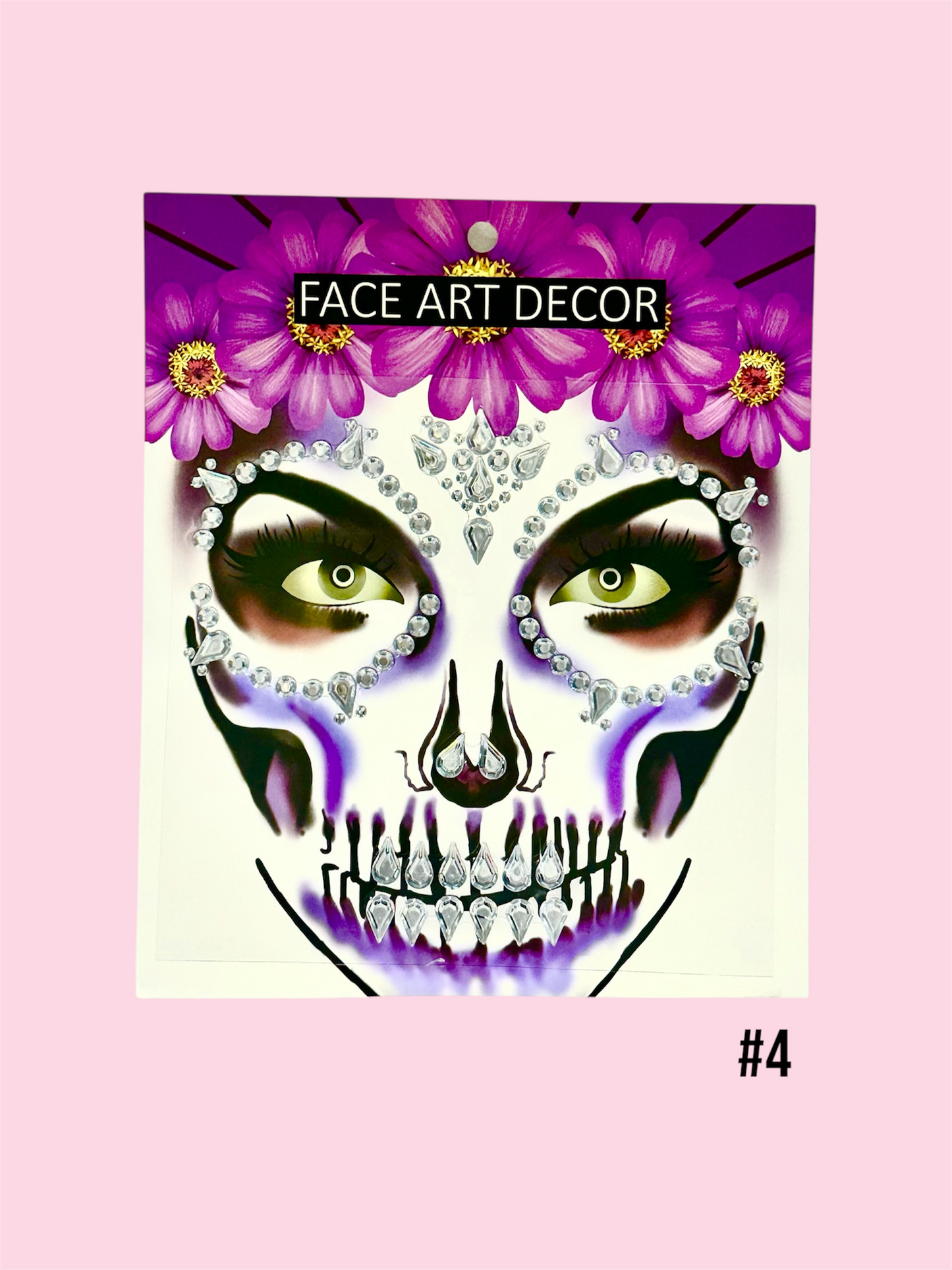 MA448 Face Gems Sticker - 1