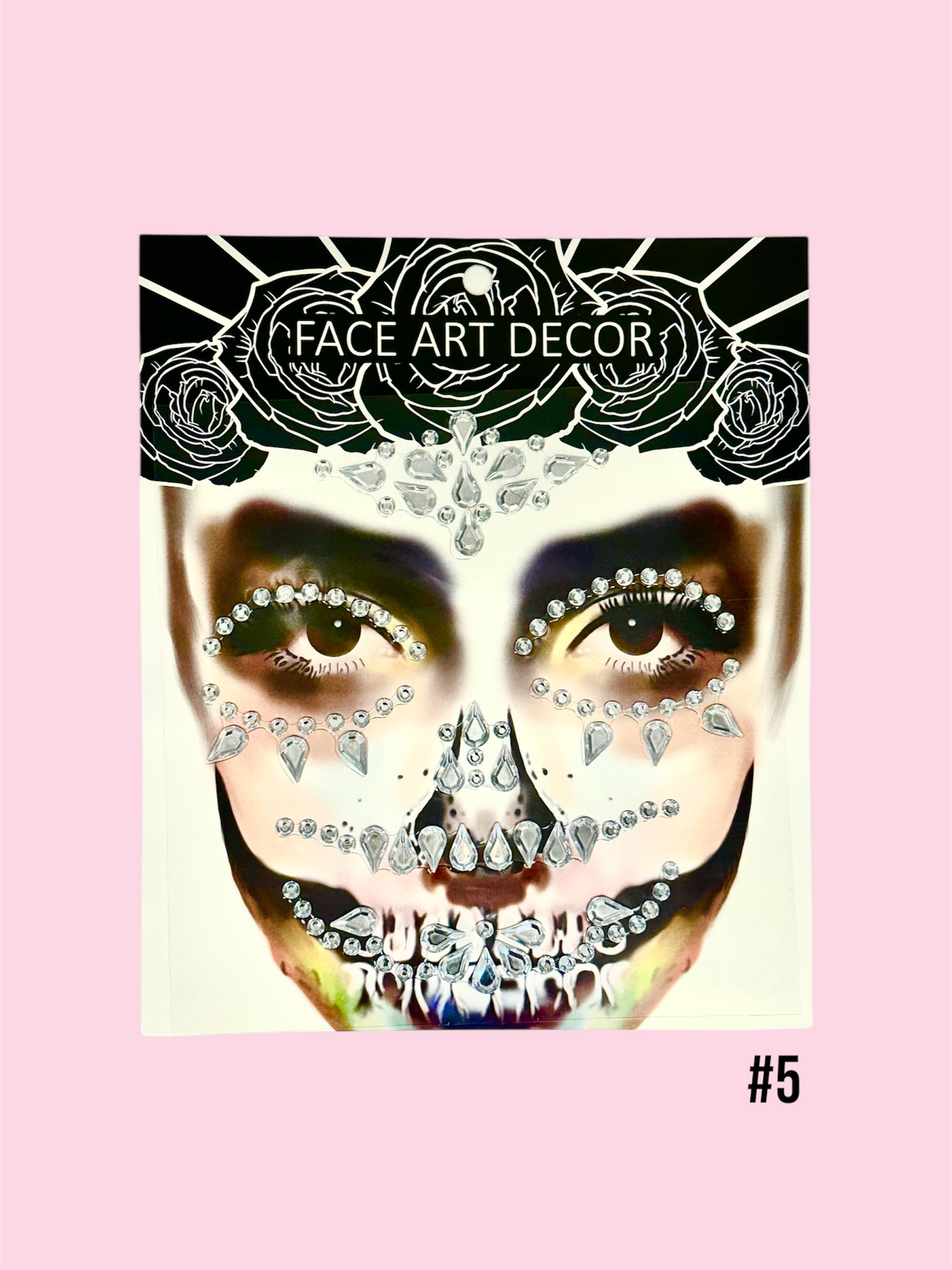 MA448 Face Gems Sticker - 1