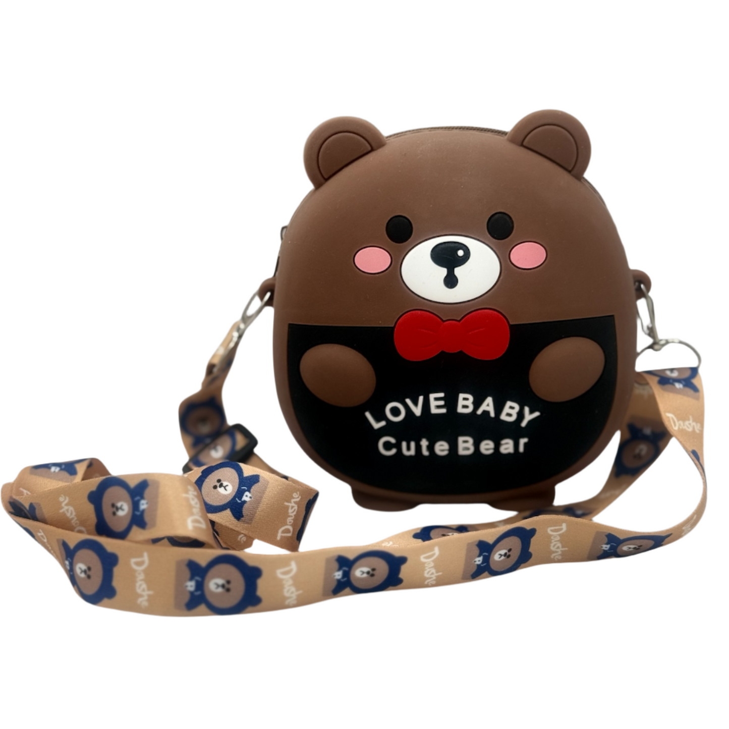 MA157 Bear Silicone Bag - Brown