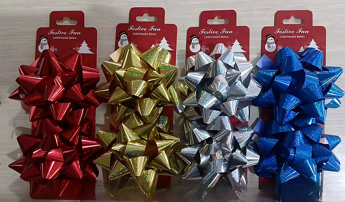 Decorative Gift Bows, 2-Pack