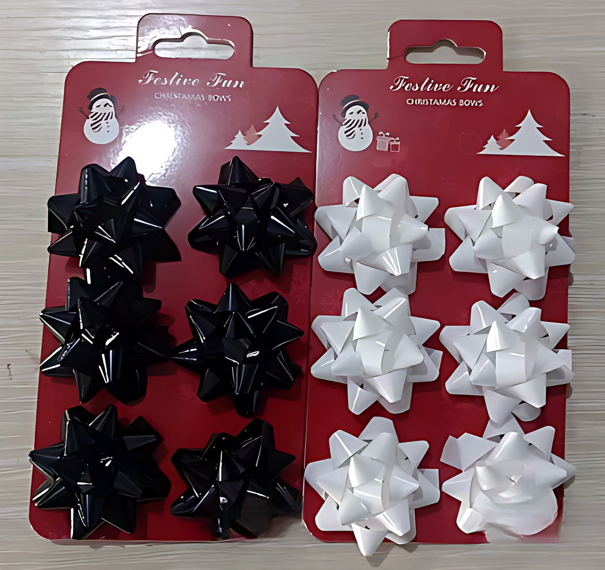 Decorative Gift Bows, 6-Pack