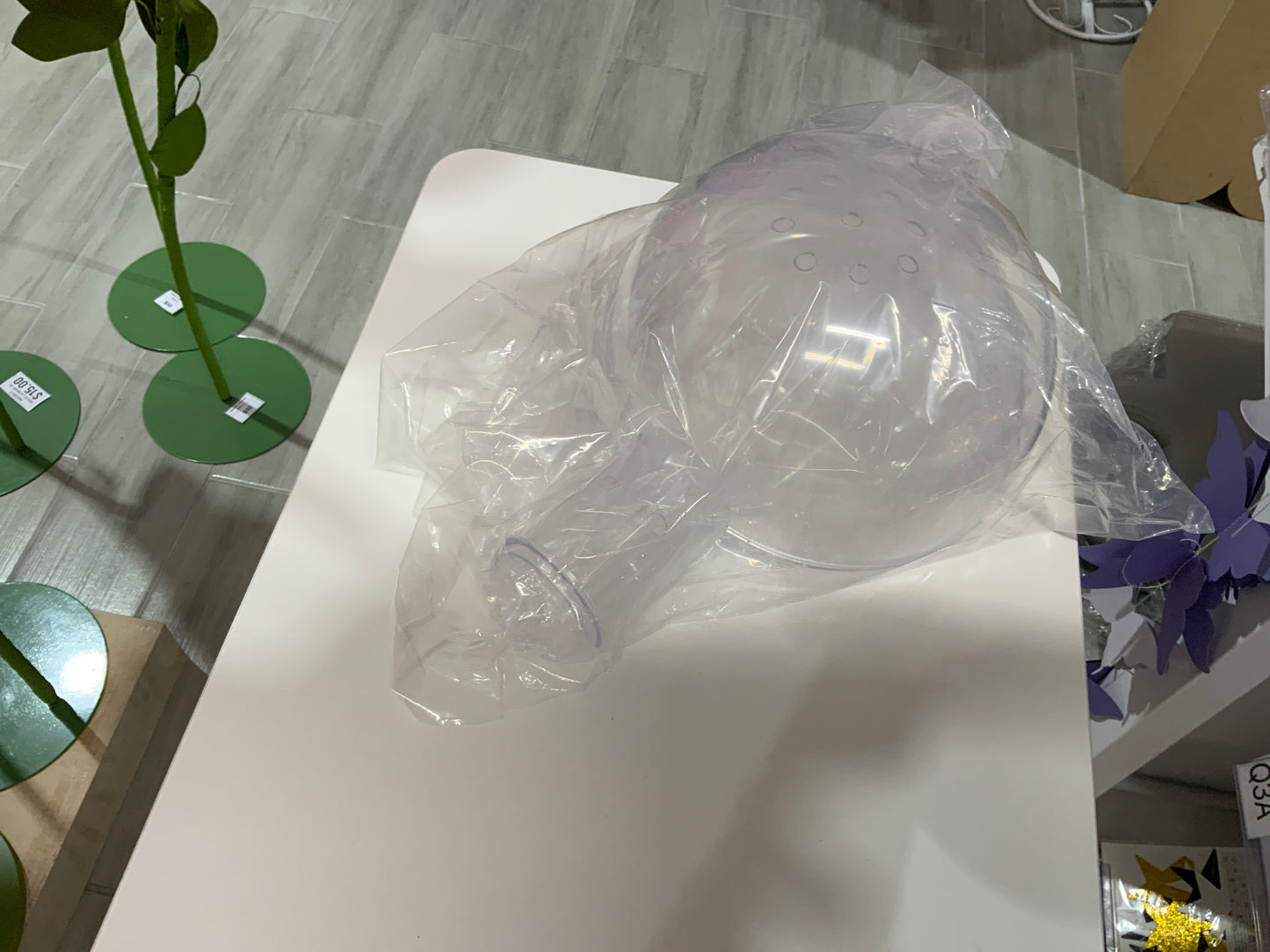 MA438 Acrylic Sphere for Floral Design 8.5 diameter