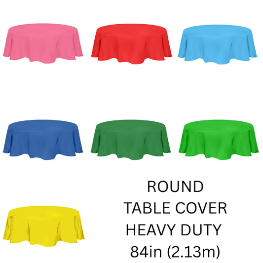 Round Table Cover – Bright Party Collection | 7 Colors