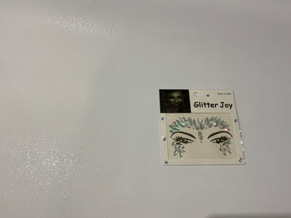 MA454 Glow-in-the-Dark Gems Face Art Sticker
