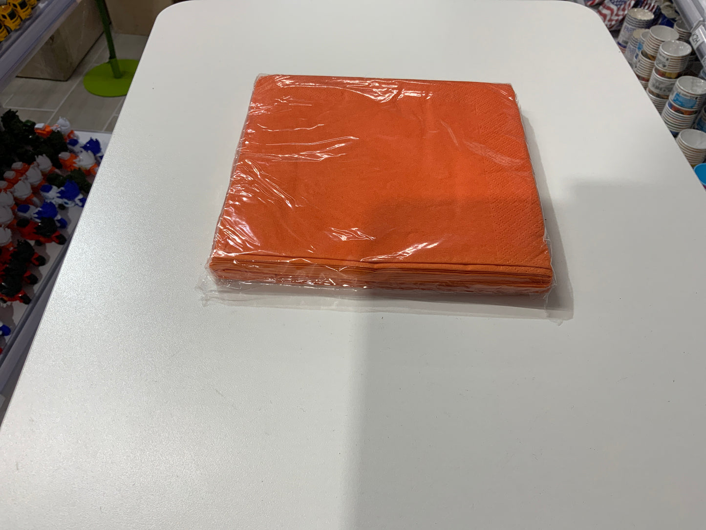 Pumpking Orange Solid Lunch Napkins 20ct
